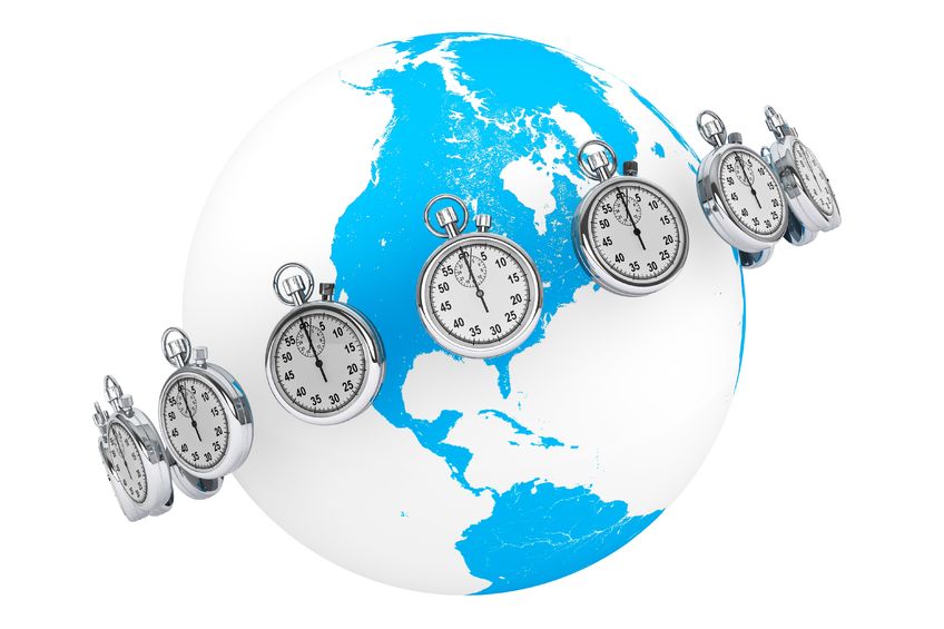Time zones around the world